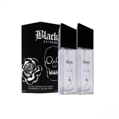 Perfume SerOne Black Extreme Masculino, frasco de 100ml.