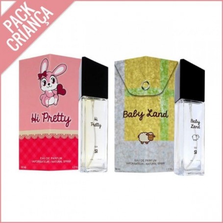 Conjunto SerOne Pack Infantil de dois Perfumes, frascos de 50ml.