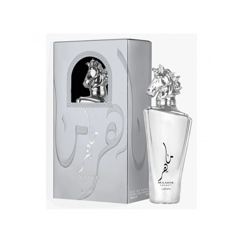 Maahir Legacy by Lattafa, 3.4 oz EDP Spray for Unisex