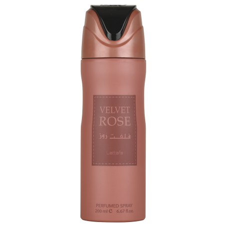 Desodorizante Velvet Rose Lattafa Spray 200Ml unissex